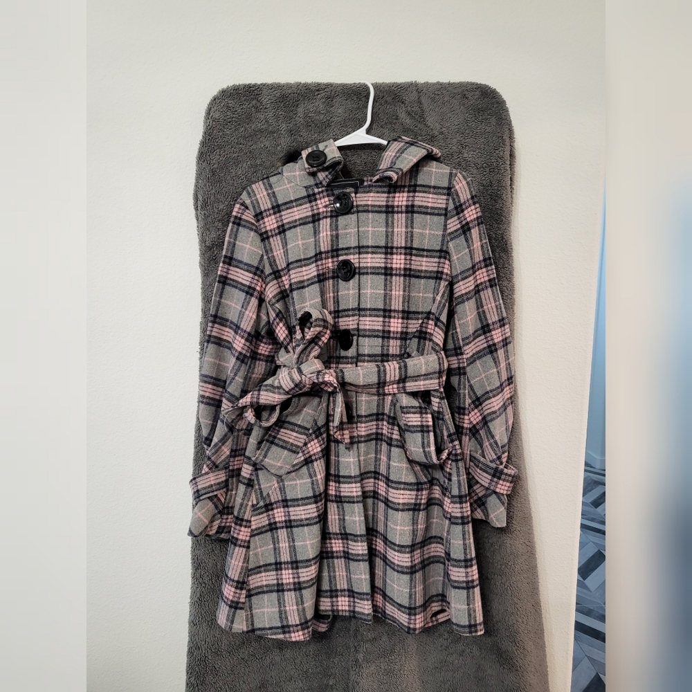 Pink fall coat